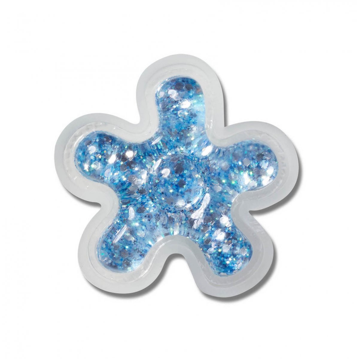 Blue squish filled flower